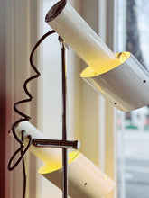 Load image into Gallery viewer, OSLO / White Space Age Dual Head Floor Lamp
