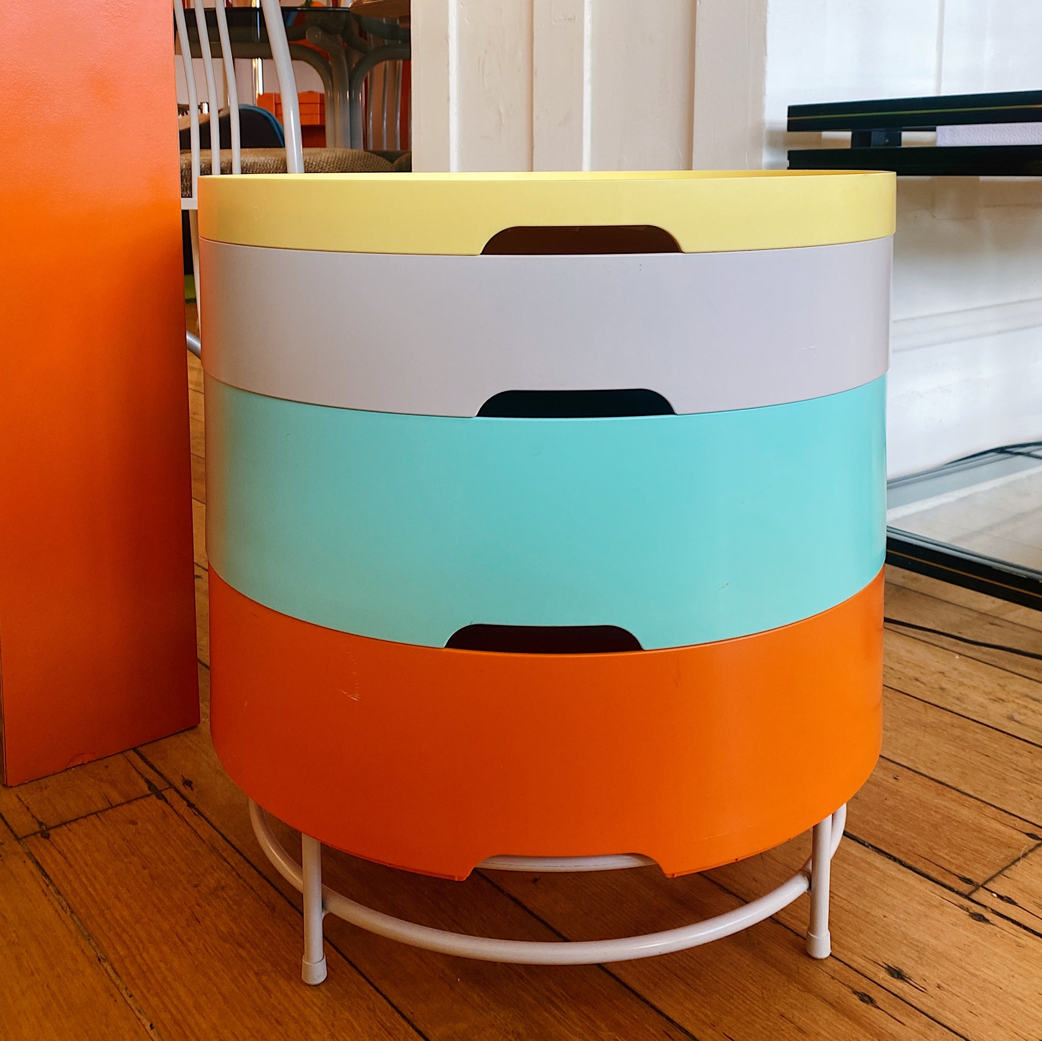 IKEA PS2014 / Multicolour Storage Side Table – Domestic