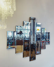 Load image into Gallery viewer, Y2K / Large Bevelled Panel Mirror
