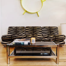 Load image into Gallery viewer, VINTAGE / Heavy Chrome Coffee Table

