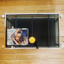 Load image into Gallery viewer, VINTAGE / Heavy Chrome Coffee Table
