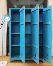 Load image into Gallery viewer, VINTAGE/ 1960s Japanese School Locker in Azure Blue 青
