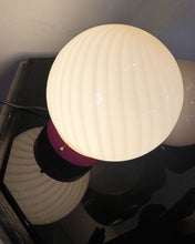 Load image into Gallery viewer, VINTAGE / Milky Pink Swirl Lamp
