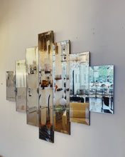 Load image into Gallery viewer, Y2K / Large Bevelled Panel Mirror

