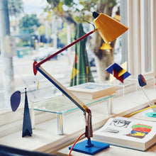 Load image into Gallery viewer, PLANET / Vintage Studio K Desk Lamp w/custom multicolour paintwork

