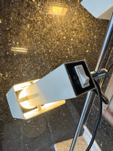 Load image into Gallery viewer, OSLO / 1980s Ivory Space Age Dual Head Floor Lamp

