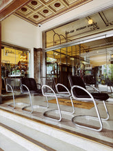 Load image into Gallery viewer, SPACE AGE / Italian Curved Chrome Chairs

