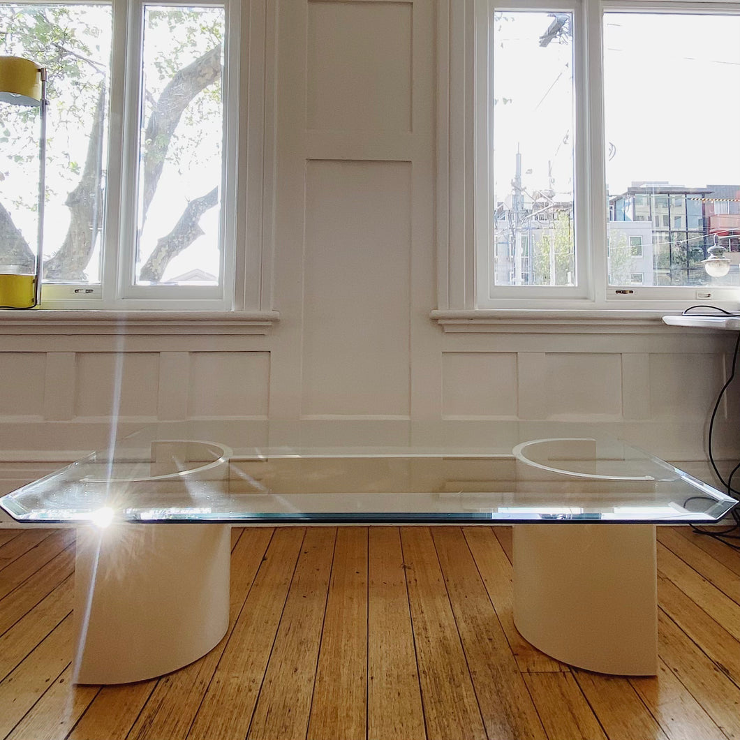 EMU Italy / Custom Post Modern Wishbone Coffee Table