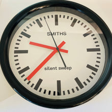 Load image into Gallery viewer, SMITHS / Silent Sweep Swiss Station Clock
