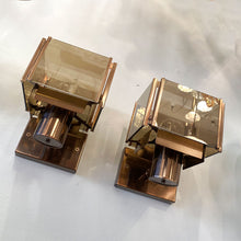 Load image into Gallery viewer, KEMPTHORNE / Bronze Mirrored Cube Sconces
