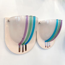 Load image into Gallery viewer, MURANO GLASS / Memphis Style Uplighter Sconces
