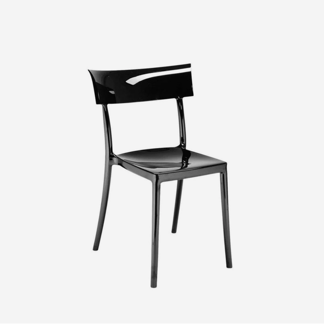KARTELL / Catwalk Chairs by Philippe Starck & Sergio Schito - Black Gloss