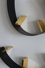Load image into Gallery viewer, KARTELL / Black + Gold Medium Bookworm Shelf by Ron Arad
