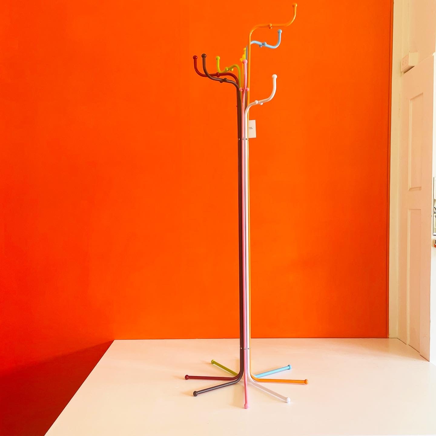 VINTAGE Vintage Rainbow Coat Tree in the style of Fritz Hansen Domestic Fantasies
