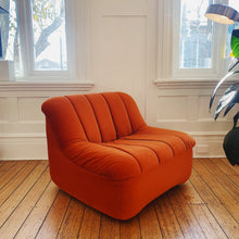 Load image into Gallery viewer, FEATHERSTON / Numero VII Rust Orange Sofa Chair
