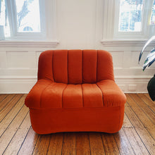 Load image into Gallery viewer, FEATHERSTON / Numero VII Rust Orange Sofa Chair
