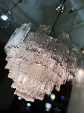 Load image into Gallery viewer, J.T. KALMAR / 1960s XL Austrian Ice Glass Chandelier

