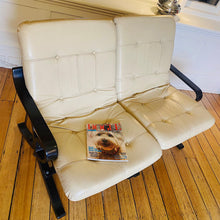 Load image into Gallery viewer, FANTASY #286 / Danish Deluxe Two Tone Leather Sofa
