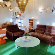Load image into Gallery viewer, FANTASY #327 / Tessa T7 1970’s Chocolate Sofa by Fred Lowen
