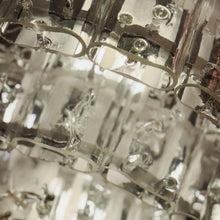 Load image into Gallery viewer, DORIA / 1960s Three Tier Icicle German Glass Chandelier
