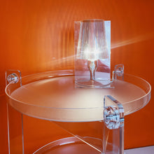 Load image into Gallery viewer, FRATELLI GUZZINI / Brand New Crystal Drink Trolley by Luigi Massoni
