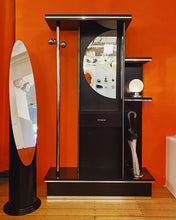 Load image into Gallery viewer, POST MODERN / Chrome Foyer Station with Coat Rack
