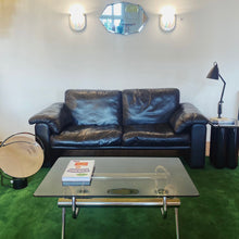 Load image into Gallery viewer, VINTAGE / The Pretzel Chrome + Smoked Glass Coffee Table
