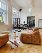 Load image into Gallery viewer, FANTASY #325 / 1970’s Italian Lowline Bomboloni Sofa Setting
