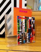 Load image into Gallery viewer, KARTELL / Transparent Crystal Kartell Magazine Rack designed by Giotto Stoppino
