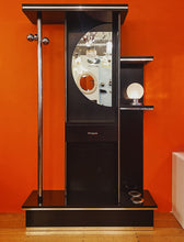 Load image into Gallery viewer, POST MODERN / Chrome Foyer Station with Coat Rack
