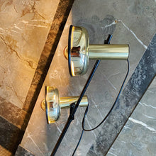 Load image into Gallery viewer, FANTASY #323 / Vintage Gold on Gold Dual Head Floor Lamp
