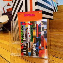 Load image into Gallery viewer, KARTELL / Transparent Crystal Kartell Magazine Rack designed by Giotto Stoppino
