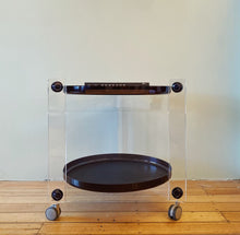 Load image into Gallery viewer, FRATELLI GUZZINI / Brand New Aubergine Drink Trolley by Luigi Massoni
