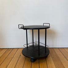 Load image into Gallery viewer, POST MODERN / 1980s All Black Bar Trolley
