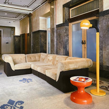Load image into Gallery viewer, FANTASY #288 / 1970’s Teddy Modular Sofa / Two Tone Chocolate
