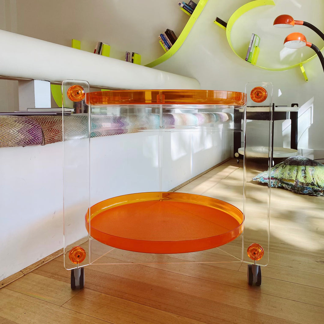 FANTASY #287 / Brand New Fratelli Guzzini Mandarin Drink Trolley