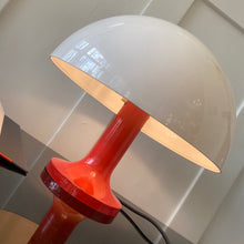 Load image into Gallery viewer, OSLO / Vintage Mushroom Lamp - Red/White
