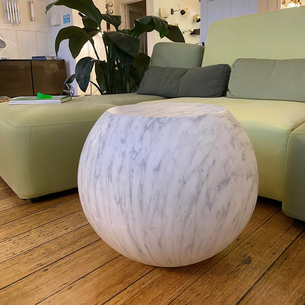 CAPPELLINI / Faux Carrara Marble Bong Coffee Table by Giulio Cappellini