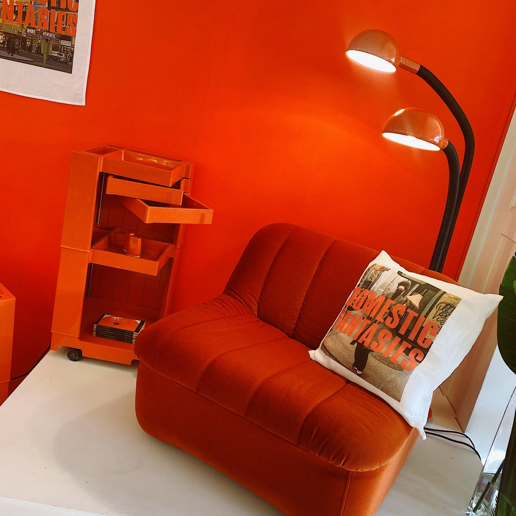 FEATHERSTON / Numero VII Rust Orange Sofa Chair