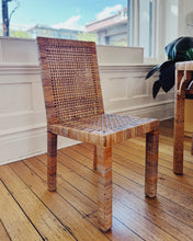 Load image into Gallery viewer, VINTAGE/ 1970s Bamboo Rattan Woven Dining Setting
