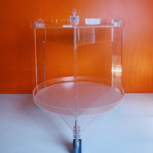 Load image into Gallery viewer, FRATELLI GUZZINI / Brand New Crystal Drink Trolley by Luigi Massoni
