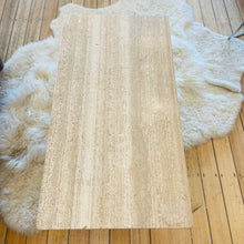 Load image into Gallery viewer, ANTIQUE / Travertine and Brass Coffee Table
