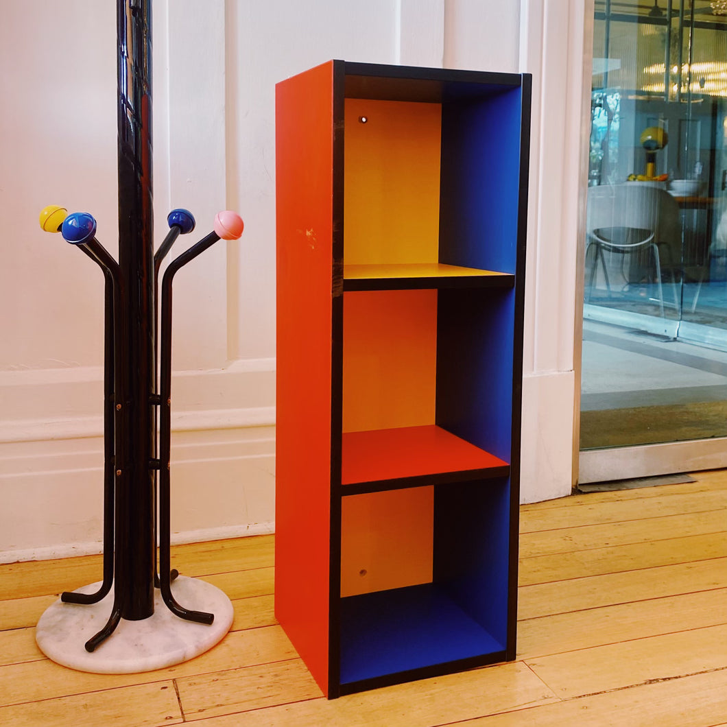 VINTAGE / Mondrian Style Primary Colour Block Shelf