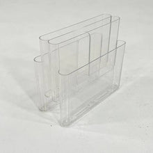 Load image into Gallery viewer, KARTELL / Transparent Crystal Kartell Magazine Rack designed by Giotto Stoppino

