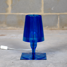 Load image into Gallery viewer, Kartell Take Table Lamp in Blue by Ferruccio Laviani
