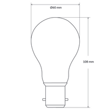 Load image into Gallery viewer, LIQUID LEDs / 9W GLS Silver Crown LED Dimmable Light Bulb (B22)
