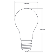Load image into Gallery viewer, LIQUID LEDs / 9W GLS Silver Crown LED Dimmable Light Bulb (E27)
