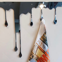 Load image into Gallery viewer, FANTASY #203 / Dripping Chrome Hook Rack
