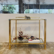 Load image into Gallery viewer, Pierre Vandel Paris gold console
