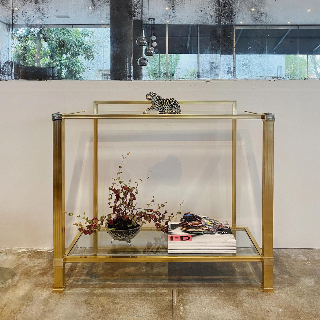 Pierre Vandel Paris gold console